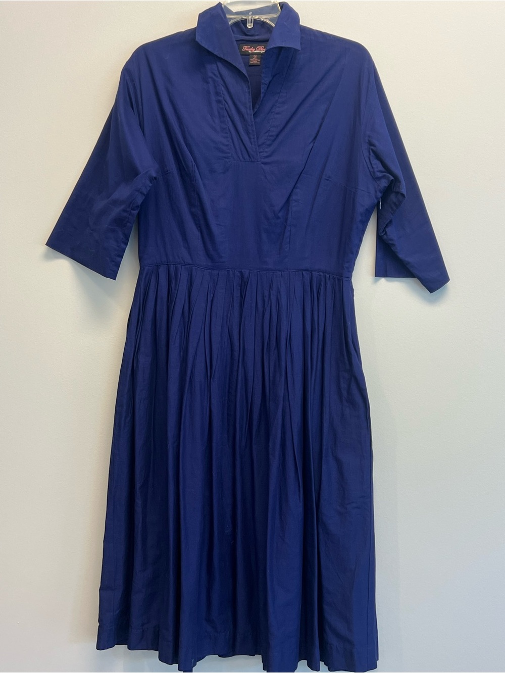 Trashy Diva Rich Blue Collared Midi Dress